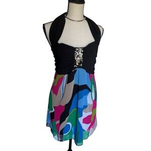 Venezia Y2K Halter Mini Dress / Tunic Top